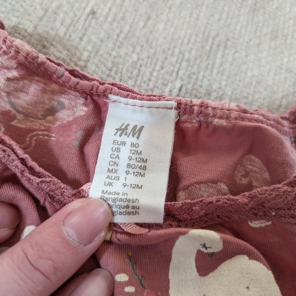 H&M 2 Pack Bodysuit 12M - Picture 5 of 5